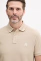 Îmbrăcăminte Tommy Hilfiger polo de bumbac MW0MW33167 bej