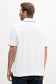 Βαμβακερό μπλουζάκι πόλο Tommy Hilfiger MW0MW38457 λευκό SS25