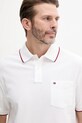 Одяг Бавовняне поло Tommy Hilfiger MW0MW38457 білий