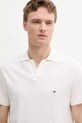 Îmbrăcăminte Tommy Hilfiger polo de bumbac MW0MW38482 bej
