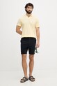 Tommy Hilfiger πόλο ανδρικό βαμβακερό MW0MW38482 κίτρινο SS26