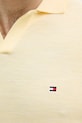 Tommy Hilfiger πόλο ανδρικό βαμβακερό MW0MW38482 κίτρινο