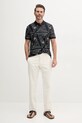 Bombažen polo Tommy Hilfiger MW0MW39309 mornarsko modra SS25