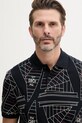 Bombažen polo Tommy Hilfiger mornarsko modra MW0MW39309