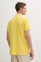 Bavlnené polo tričko Tommy Jeans DM0DM20226 žltá SS25