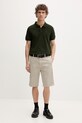 Tommy Jeans polo bărbătesc din bumbac DM0DM20676 verde SS26