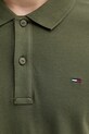 Хлопковое поло Tommy Jeans DM0DM20676 зелёный