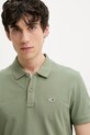 Tommy Jeans polo bawełniane zielony DM0DM20676