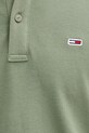 Tommy Jeans polo bawełniane DM0DM20676 zielony