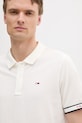 Oblečení Bavlněné polo tričko Tommy Jeans DM0DM21306 bílá