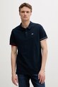 Tommy Jeans polo in cotone semplice blu navy DM0DM21306