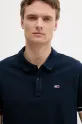 Odzież Tommy Jeans polo bawełniane DM0DM21306 granatowy