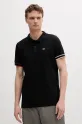 Бавовняне поло Tommy Jeans бавовна чорний DM0DM21306