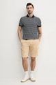 Bombažen polo Tommy Hilfiger MW0MW39994 mornarsko modra SS25