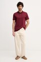 Хлопковое поло Tommy Hilfiger MW0MW39994 бордо SS25
