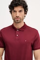 Хлопковое поло Tommy Hilfiger бордо MW0MW39994