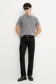 Joop! polo męskie bawełniane z elastanem 30045619 szary SS26