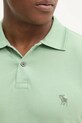 Abercrombie & Fitch tricou polo verde KI124.5167.300