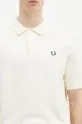 Bavlněné polo tričko Fred Perry béžová K9725.560