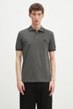 Bavlnené polo tričko Fred Perry regular zelená M3600.U70