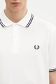 Fred Perry cotton polo shirt white M3600.Y23