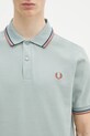 Fred Perry cotton polo shirt green M3600.Y26