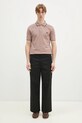 Bavlněné polo tričko Fred Perry M3600.Y34 růžová