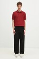 Fred Perry cotton polo shirt M3600.Y35 maroon