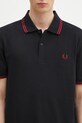 Fred Perry cotton polo shirt black M3600.Y42