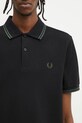 Fred Perry cotton polo shirt black M3600.Y43