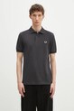 Поло Fred Perry хлопок серый M6000.V56