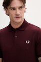 Fred Perry polo bawełniane bordowy M6000.597