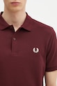 Fred Perry polo bawełniane bordowy M6000.597