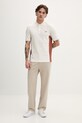 Fred Perry polo bawełniane M9875.760 beżowy SS25