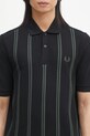 Fred Perry polo bawełniane czarny M9881.102