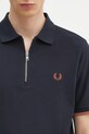 Fred Perry cotton polo shirt navy M9886.608