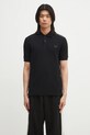 Fred Perry polo bawełniane bawełna czarny M9890.102