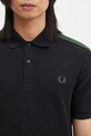 Fred Perry polo bawełniane czarny M9890.102