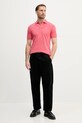 Hackett London polo de bumbac HM563426 roz SS25
