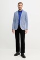 Hackett London polo bawełniane HM563426 niebieski SS25