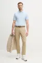 Hackett London polo in cotone HM563434 blu SS25