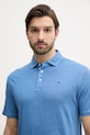 Hackett London polo din in violet HM563435