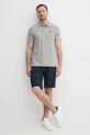 Aeronautica Militare tricou polo PO1843P191 gri SS25