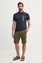 Polo tričko Aeronautica Militare PO1853P191 tmavomodrá SS25