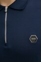 Βαμβακερό μπλουζάκι πόλο BALR. B1122.1040 σκούρο μπλε