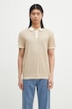 Filling Pieces polo bawełniane Knit Polo bawełna beżowy 80713669976