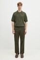 Carhartt WIP cotton polo shirt S/S Checker Polo I034535.667XX green
