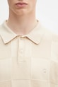 Carhartt WIP cotton polo shirt S/S Checker Polo beige I034535.2LPXX