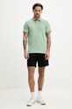 Abercrombie & Fitch tricou polo KI124.5182.320 verde SS25