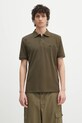 C.P. Company polo semplice verde 18CMPL065A005263W